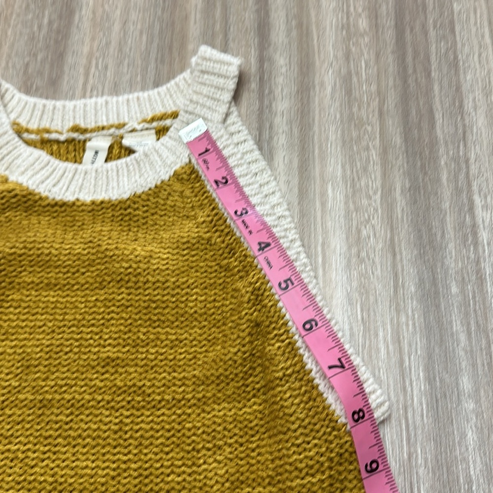 Moth By Anthropology Color Block Sweater Tank Siz… - image 7